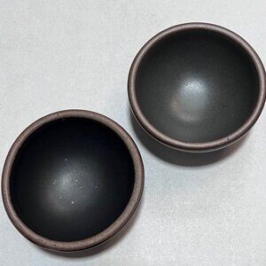 East Fork - lot of 2 bitty bowls - char & black mountain